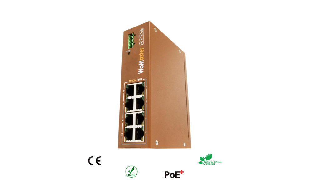 Przemysłowy switch 8G PoE DP208-LV: solidne i wydajne rozwiązanie dla aplikacji IoT i sieci przemysłowych